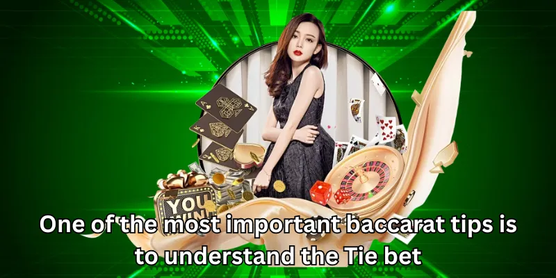 One of the most important baccarat tips is to understand the Tie bet